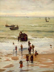 Fishing Boats Setting Out from Portel, 1872
